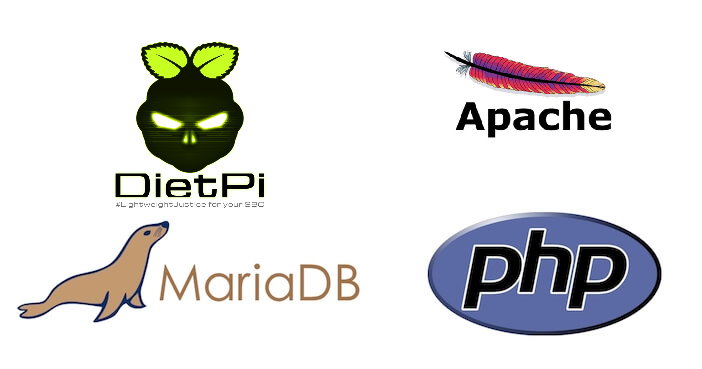 LAMP stack component logos